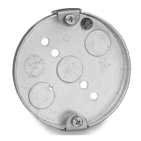 round metal electrical box|round shallow wall electrical box.